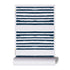 High quality Indigo blue stripe on stripe eco friendly wallpaper by kerri rosenthal - designer wall paper