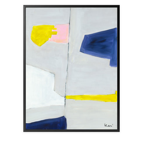 Sunday With You colorful art print by Kerri Rosenthal - Unique artwork for living room wall decor