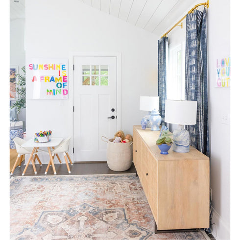 Sunshine is a Frame of Mind colorful word art print by Kerri Rosenthal - Unique artwork for living room wall decor