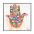 Super Duper Hamsa colorful art print by Kerri Rosenthal - Unique artwork for living room wall decor