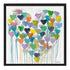 Super Duper Messy Kind Of Perfect Kind Of Love colorful art print by Kerri Rosenthal - Unique artwork for living room wall decor