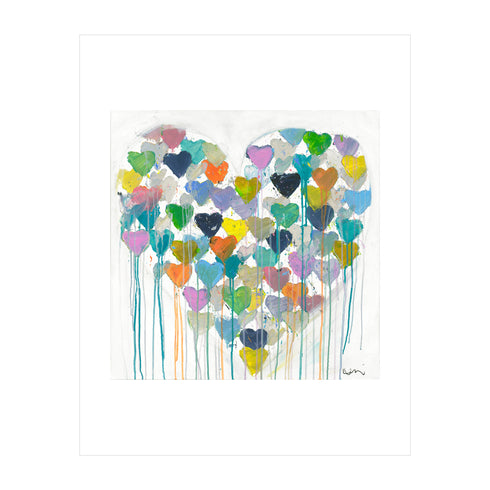 Super Duper Messy Kind of Perfect Kind of Love Mini Art Print - Modern decor wall art sets by Kerri Rosenthal