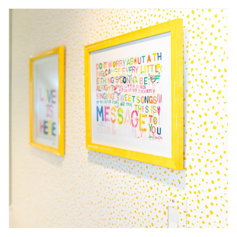 Sweet Songs Mini Art Print - Modern decor wall art by Kerri Rosenthal