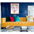 Tiki Cheeky Art Print - Living room original contemporary modern artwork by Kerri Rosenthal