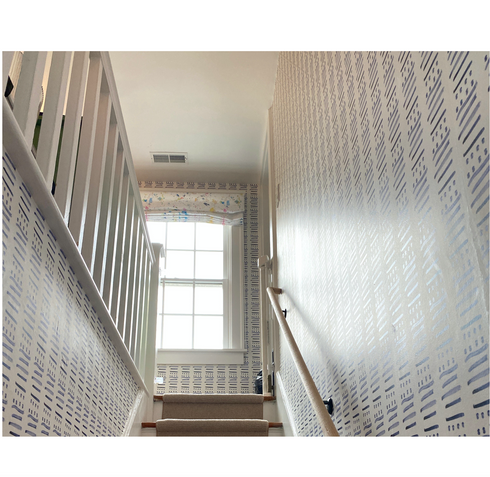 Messy white cotton and oyster linen fabric - Kerri Rosenthal