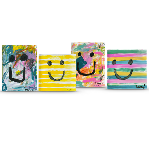 McSprinkles Block of Love by Kerri Rosenthal. Blocks of Love are signed, mini editions of Kerri Rosenthal's artwork mounted on 3/4" plexiglass acrylic block.