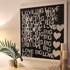 Love Big Love black white art print by Kerri Rosenthal - Wall Word Art Framed unique artwork for living room wall decor