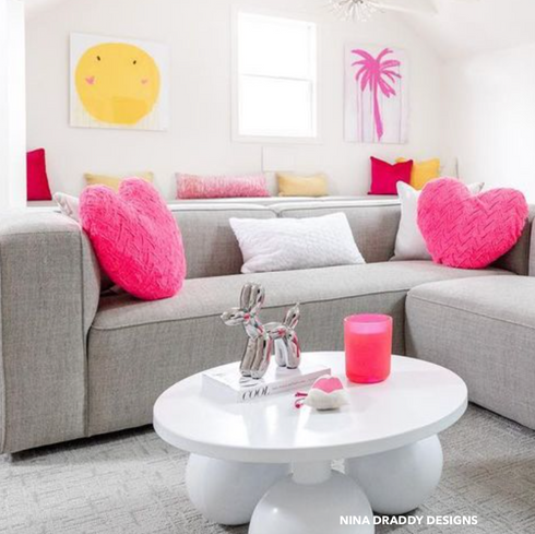 Yellow Smiley art print by Kerri Rosenthal - Unique artwork for living room wall decor