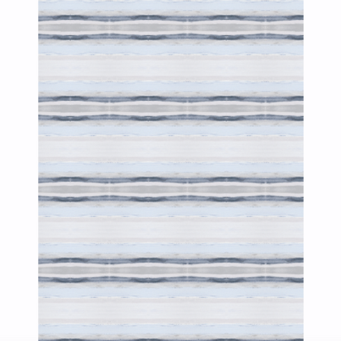 Nikki Sky blue cotton and oyster linen fabric - Kerri Rosenthal