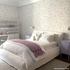 Modern High quality white ground with grey yes to lovey dove wallpaper by Kerri Rosenthal - designer wall paper