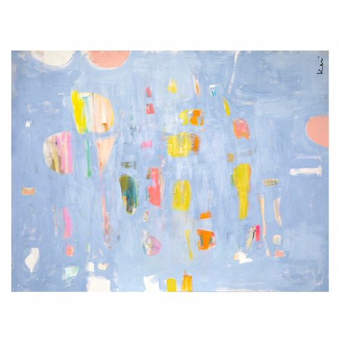 Beachcomber Original Painting inspired home interiors for modern living spaces by Kerri Rosenthal