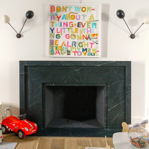 My Message To You colorful word art print by Kerri Rosenthal - Unique artwork for living room wall decor