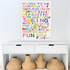 Secret Of Success colorful word art print by Kerri Rosenthal - Unique artwork for living room wall decor