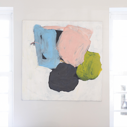 Shelter You Original Painting inspired home interiors for modern living spaces by Kerri Rosenthal