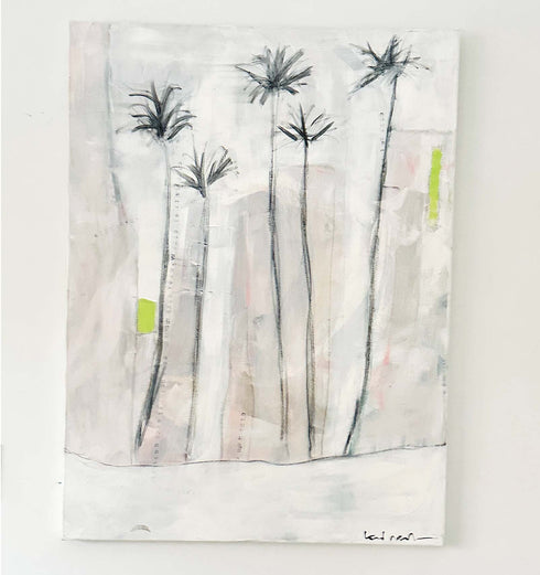 Cocktails at Sunset Original Painting inspired home interiors for modern living spaces by Kerri Rosenthal