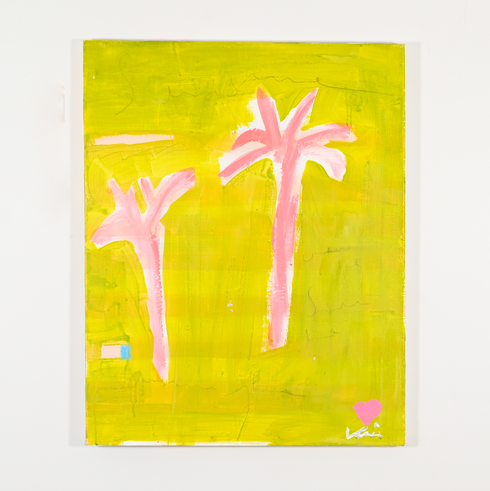 Spring Fling Original Painting inspired home interiors for modern living spaces by Kerri Rosenthal