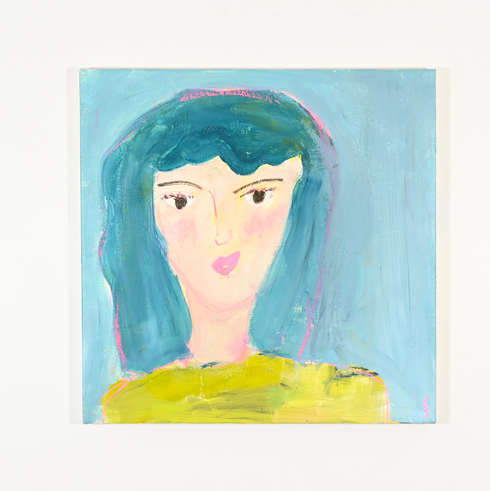 Claire Original Painting inspired home interiors for modern living spaces by Kerri Rosenthal