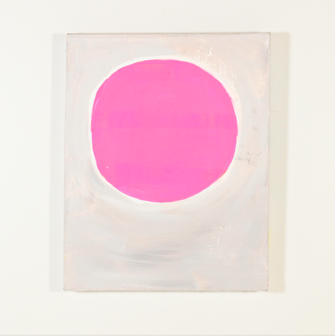 Dot Pink 2 Original Painting by Kerri Rosenthal