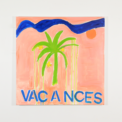 Le Vacances Original Painting inspired home interiors for modern living spaces by Kerri Rosenthal