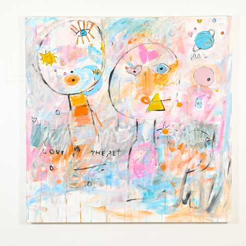 Love Up In The Sky Original Art - Inspired home interiors for modern living spaces