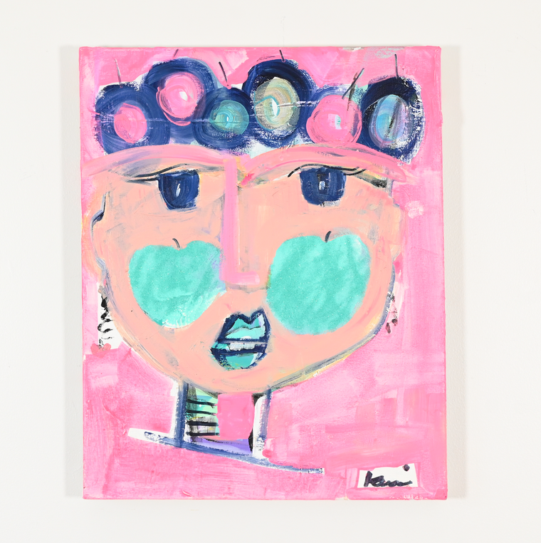 Tiki Apple Painting inspired home interiors for modern living spaces by Kerri Rosenthal
