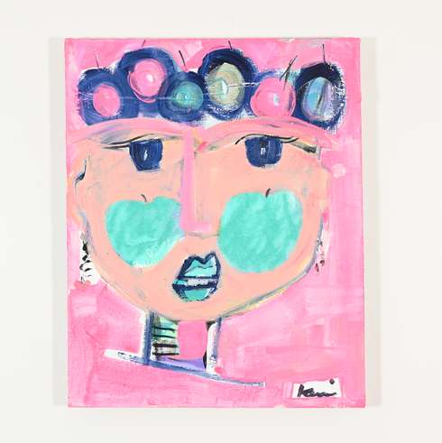 Tiki Apple Painting inspired home interiors for modern living spaces by Kerri Rosenthal