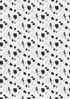Splat Carbon black white cotton and oyster linen fabric - Kerri Rosenthal