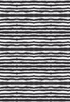 Ships Ahoy Carbon black white stripe cotton and oyster linen fabric - Kerri Rosenthal