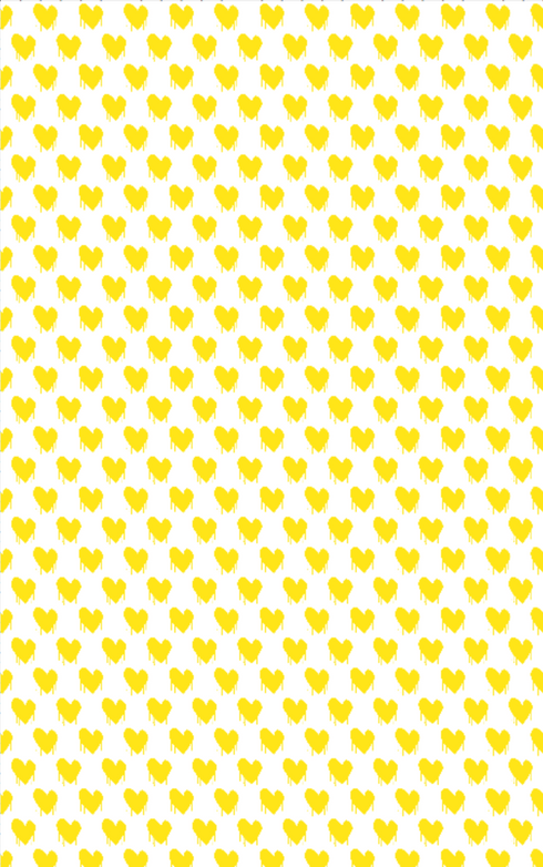 Sweethearts Sunshine yellow white cotton and oyster linen fabric - Kerri Rosenthal