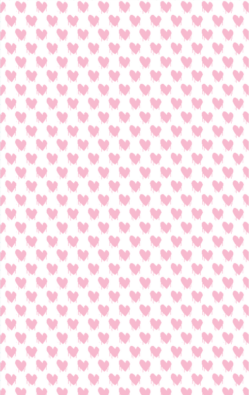 Sweethearts Bubblegum pink cotton and oyster linen fabric - Kerri Rosenthal