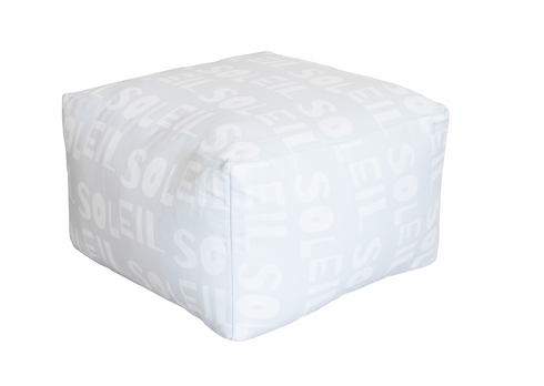 Soleil Reverse Dove cotton and oyster linen fabric - Kerri Rosenthal