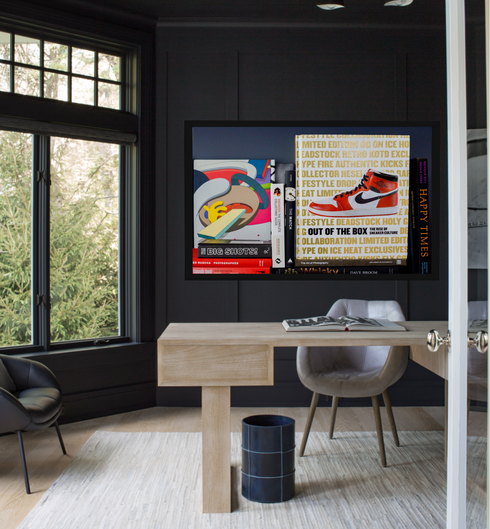 Out Of The Box Photograph unique artwork for living room wall decor - Kerri Rosenthal