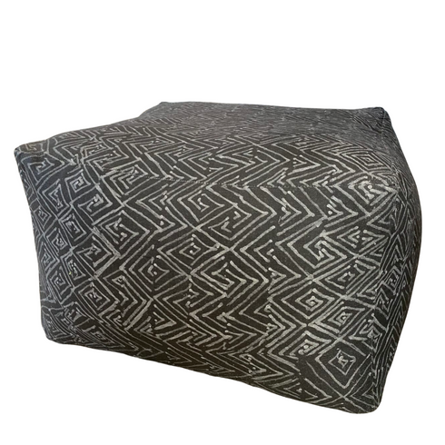 Soft Floor Block, Jayney Carbon Ottoman, these chunky blocks of coziness that add a great pop of color to your home by Kerri Rosenthal