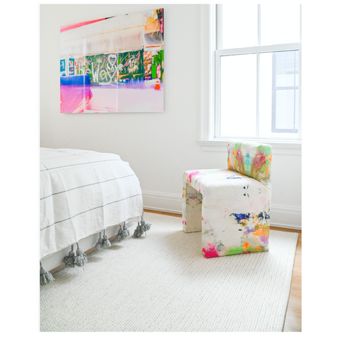 Love Will Find A Way colorful art print by Kerri Rosenthal - Unique artwork for living room wall decor