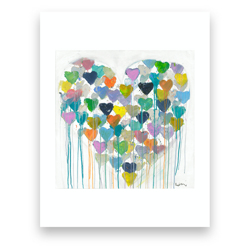 Super Duper Messy Kind of Perfect Kind of Love Mini Art Print - Modern decor wall art sets by Kerri Rosenthal