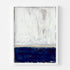 Sea Love navy blue and white art print by Kerri Rosenthal - Unique artwork for living room wall decor