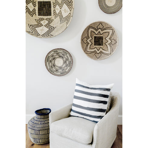 Black carbon Ships Ahoy cute decorative throw pillows by Kerri Rosenthal