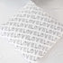Sketch In Love black and white text square throw pillow by Kerri Rosenthal