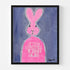 Some Bunny Loves You word art print by Kerri Rosenthal - Unique artwork for living room wall decor