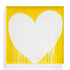 The Sunshine Of My Love yellow white art print by Kerri Rosenthal - Unique artwork for living room wall decor