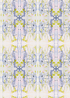 Tell Me Why No. 1 multi cotton and oyster linen fabric - Kerri Rosenthal