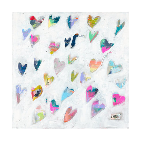 The Good Stuff colorful art print by Kerri Rosenthal - Unique artwork for living room wall decor