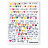 The Meaning Of Love colorful word art print by Kerri Rosenthal - Unique artwork for living room wall decor