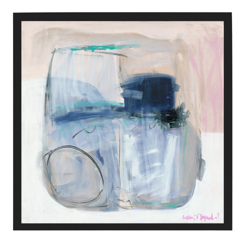 Colorful Jacques Art Print Artwork by Kerri Rosenthal for living room wall decor