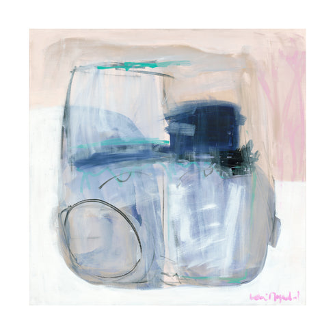 Colorful Jacques Art Print Artwork by Kerri Rosenthal for living room wall decor