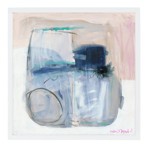 Colorful Jacques Art Print Artwork by Kerri Rosenthal for living room wall decor