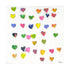 Tiny Drops of Love colorful art print by Kerri Rosenthal - Unique artwork for living room wall decor