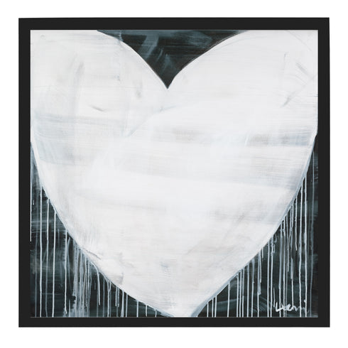 Truly Madly Deeply black white art print by Kerri Rosenthal - Unique artwork for living room wall decor