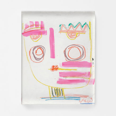 Victor colorful art print by Kerri Rosenthal - Unique artwork for living room wall decor