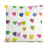 Colorful multi Tiny Drops of Love cute decorative throw pillows by Kerri Rosenthal
